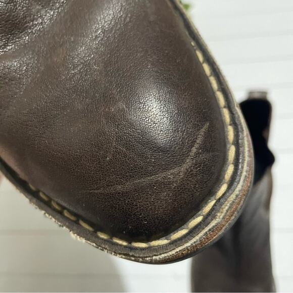 Cole Haan Brown Leather Pull On Classic Chelsea Boots Kens Size 10.5 - Picture 4 of 11